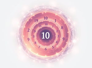 spirale de compte à rebours symbolisant l'approfondissement dans l'état hypnotique