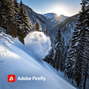 Illustration d’une boule de neige grossissant en dévalant une montagne, symbolisant une technique de visualisation pour renforcer la motivation, la détermination, l’atteinte d’objectifs et la confiance en soi.